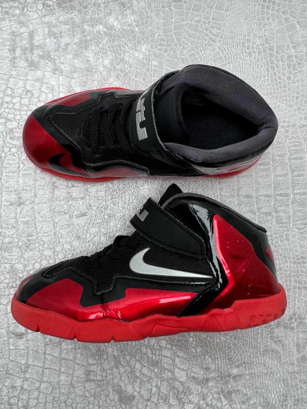 Nike LeBron 11 in the "Away" (or "Heat Away") colorway Sneakers, Toddle size 9c